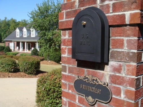 Jumbo brick mailbox door - jumbo,